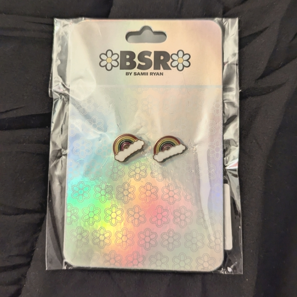 Rainbow Cloud Studs
